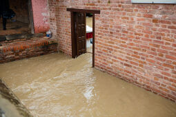 Flood at Bhaktapur, Nepal