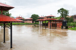 Flood at Bhaktapur