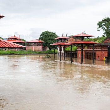 Flood at Bhaktapur, Nepal 8.8.2023