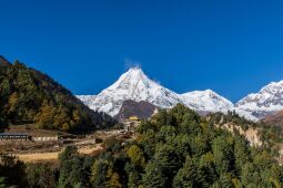 Manaslu View from Lho