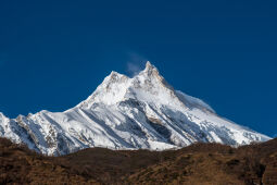 Manaslu from Sama