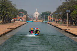 Boating and Peace Pagoda