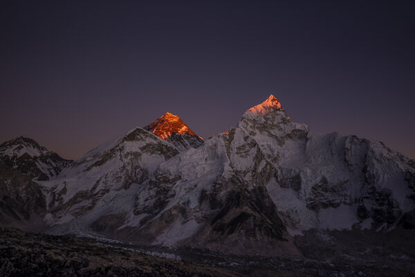 Everest sunset view