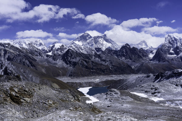 Everest Gokyo view from Renji La pass