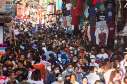 Dashain Shopping Crowd