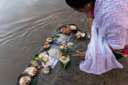 Kushe Aunsi at Hanumanghat, Bhaktapur