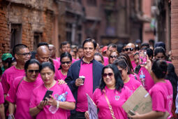 Hari Bansha Acharya is participating in Pink October 2023