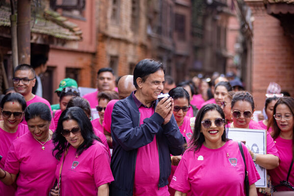Hari Bansha Acharya is participating in Pink October 2023