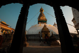 Swyambhunath Stupa.