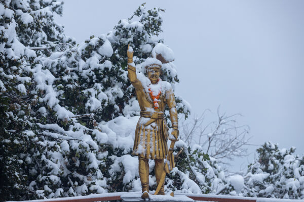 Statue of King Prithivi Narayan Shah.