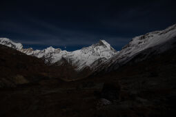 Mt. Machhapuchree peak.