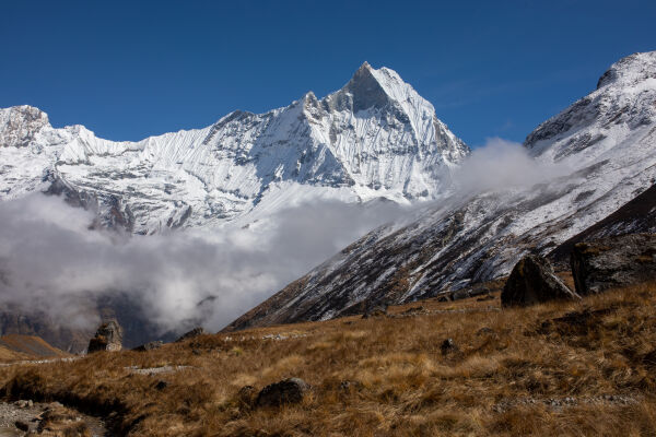 Mt. Machhapuchree peak.