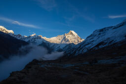 Mt. Machhapuchree peak.