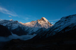 Mt. Machhapuchree peak.