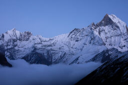 Mt. Machhapuchree peak.