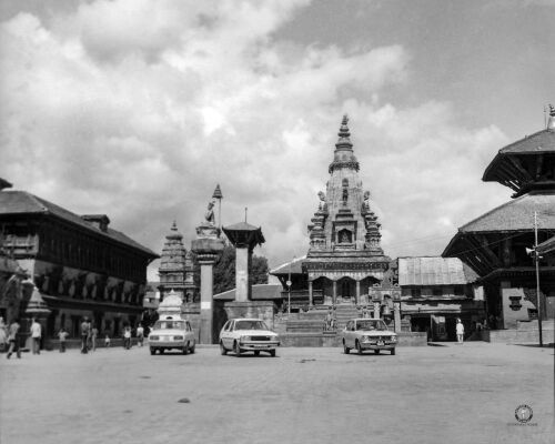 Bhaktapur Durbar Square in 1964 AD