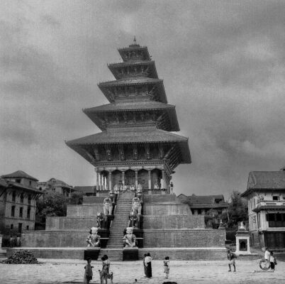 Nyatapola Temple in 1964 AD