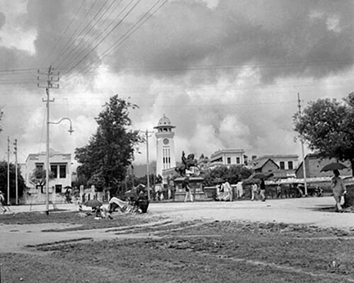 Old photo of Ghantaghar, Kathmandu