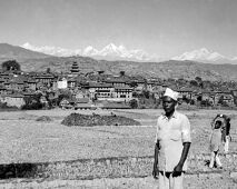 Old photo of Bhaktapur, Nepal