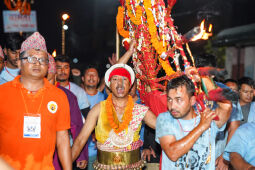 tongue piercing festival, Madhyapur Thimi, Nepal