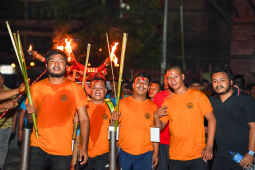 tongue piercing festival 2024, Madhyapur Thimi, Nepal