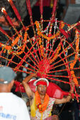 tongue piercing festival, Madhyapur Thimi, Nepal