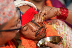 tongue piercing festival, Madhyapur Thimi