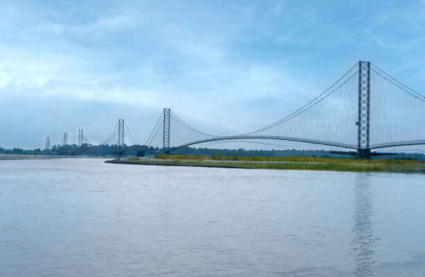 Dodhara Chandani Suspension Bridge,Day Time View (दोधारा चाँदनी पुल)