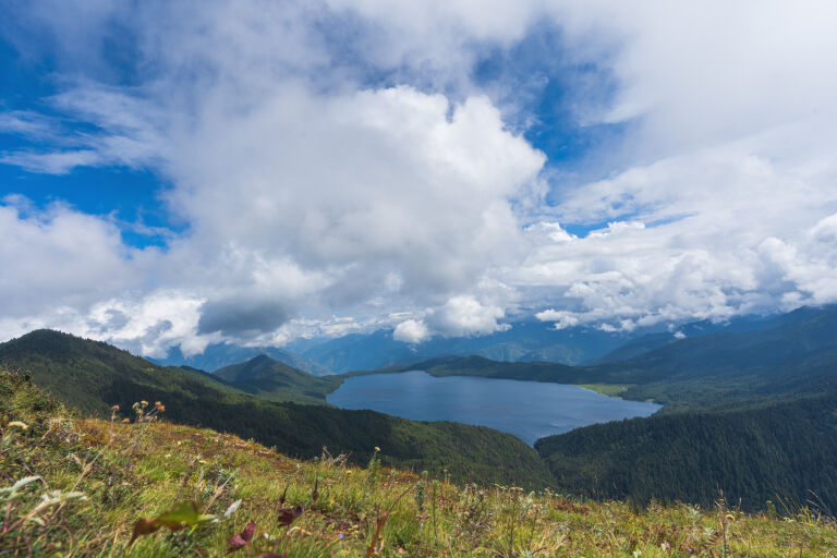 Rara Lake landscape print from an online art selling platform