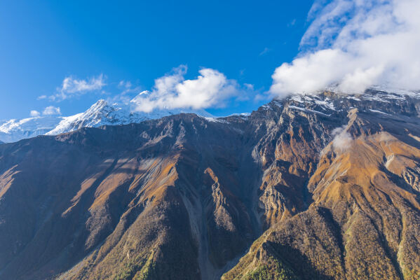 Annapurna range view from the way to Tilicho Lake