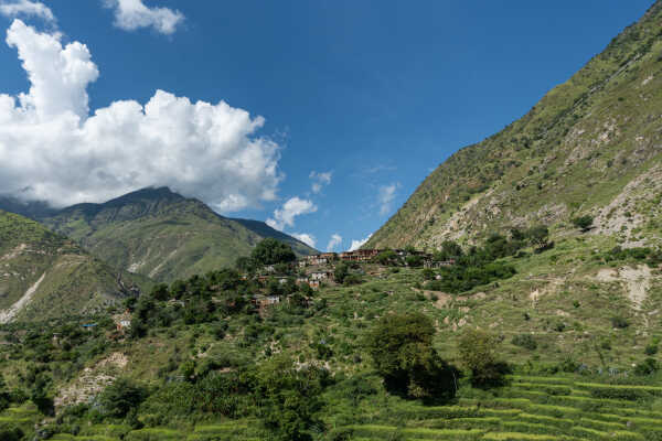 Typical village in Khatyad, Mugu