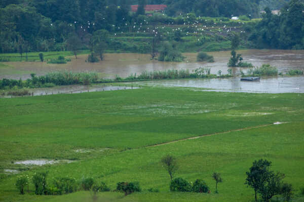 Flood in Kathmandu valley.