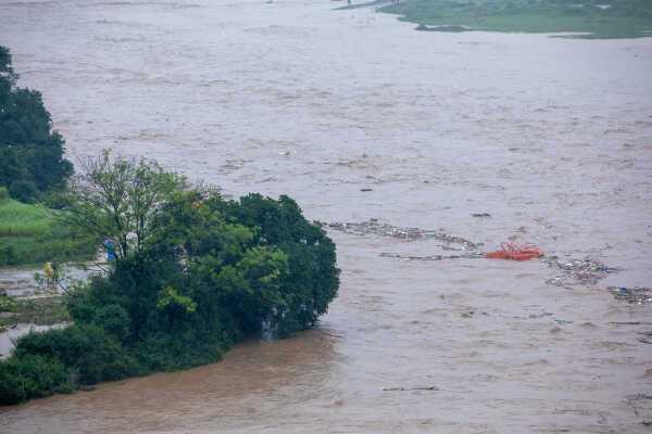 Flood in Kathmandu valley.