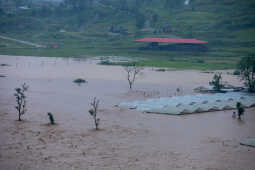 Flood in Kathmandu valley.