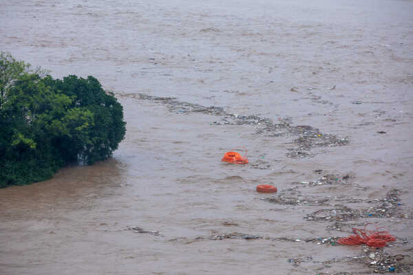 Flood in Kathmandu valley.