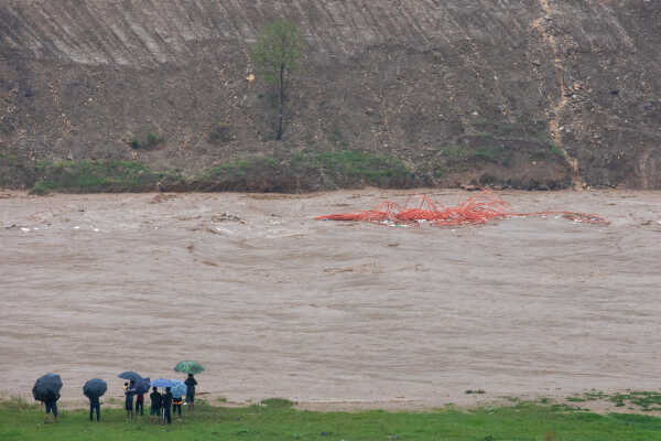 Flood in Kathmandu valley.