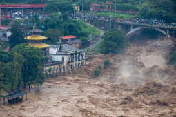 flooding across Kathmandu Valley