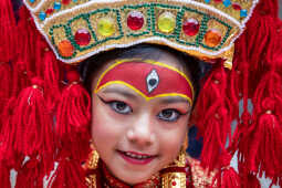 Kumari Puja, Basantapur.