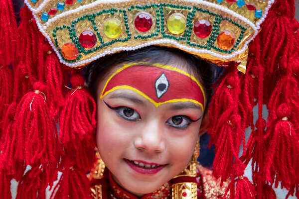 Kumari Puja, Basantapur.