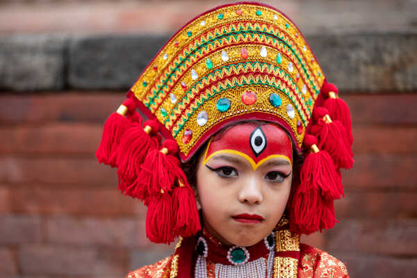 Kumari Puja, Basantapur.