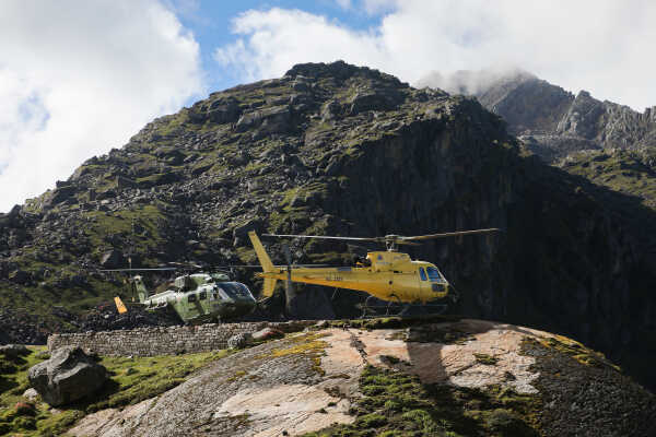 Heli at gosaikunda