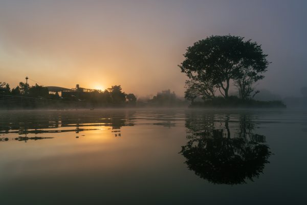 Sunrise view of Toudaha Lake टौदह