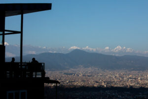 Mountain Ranges from Kathmandu Valley.