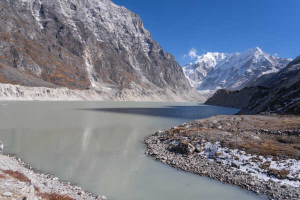 Tsho Rolpa Lake oulet