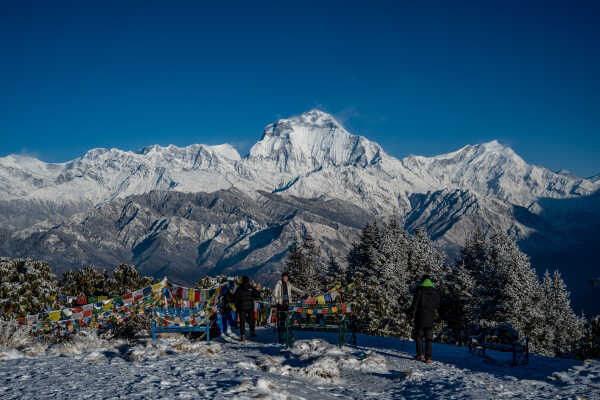 winter in poonhill myagdi