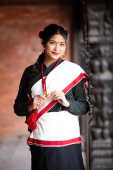 Newari Dress Portrait.