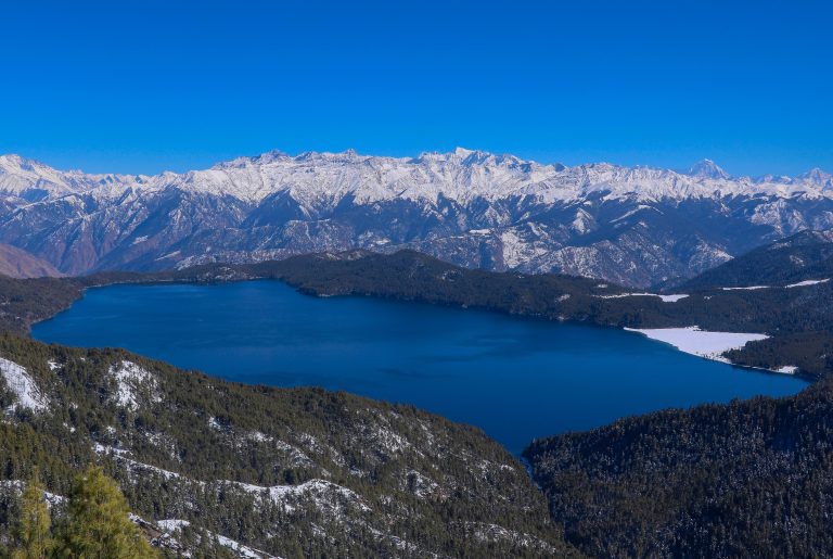Choosing wall art: a Rara Lake landscape print for the living room