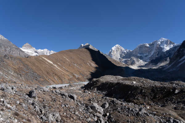Dudh Kunda lake surrounded by the Majestic Mountains