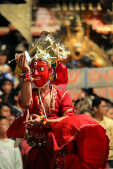 Daangi deity performing during Layaku Bhaila