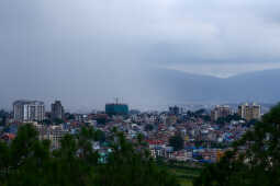 Kathmandu Valley In Monsoon Season
